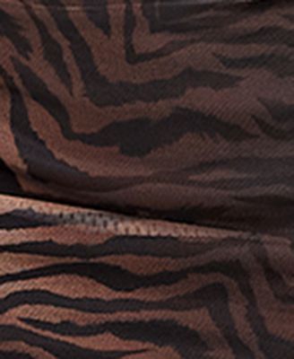 Juniors' Animal-Print Ruffled Maxi Dress