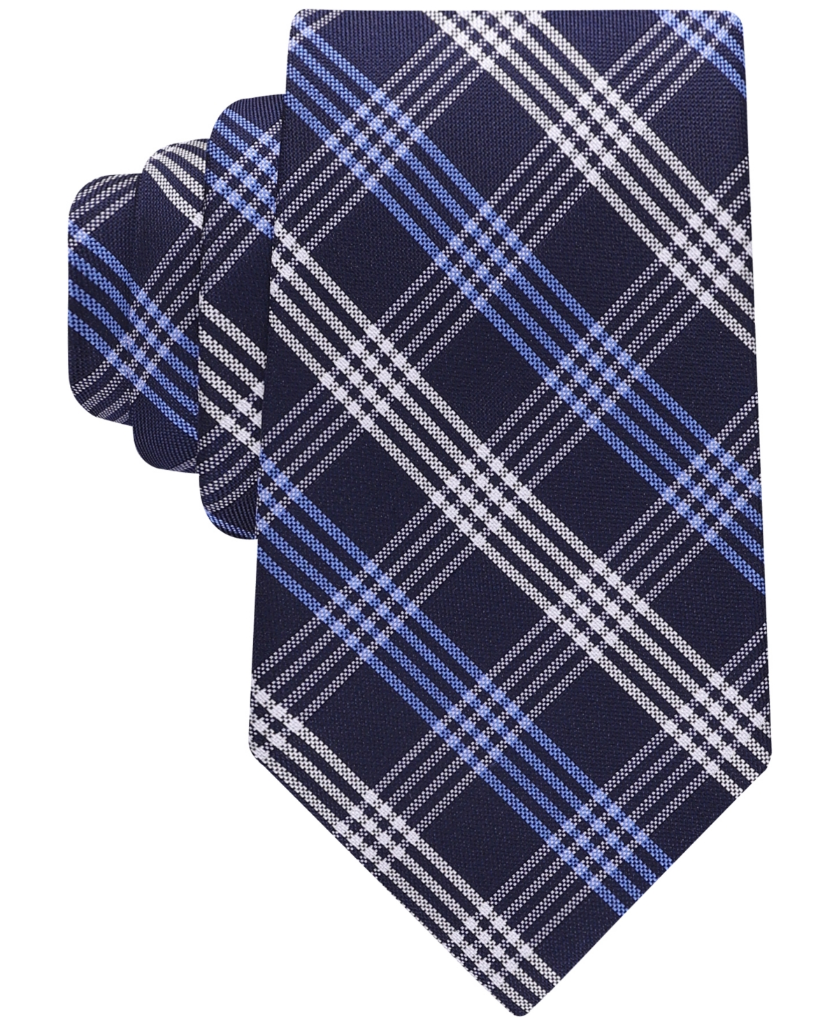 Men's Palatine Grid Tie - Navy