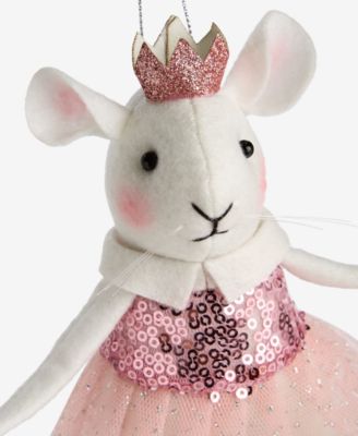 Tiny Tidings Princess Mouse Fabric Ornament, Macy's Exclusive