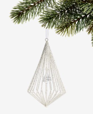 Holiday Lane - Gilded Glamour Iron Glitter Drop Ornament