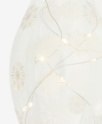 Iced Delight Light Up Snowflake Finial Ornament, Macy's Exclusive 