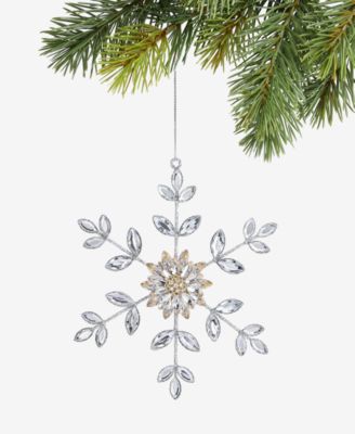 Holiday Lane - Jeweled Classics Beaded Snowflake Ornament