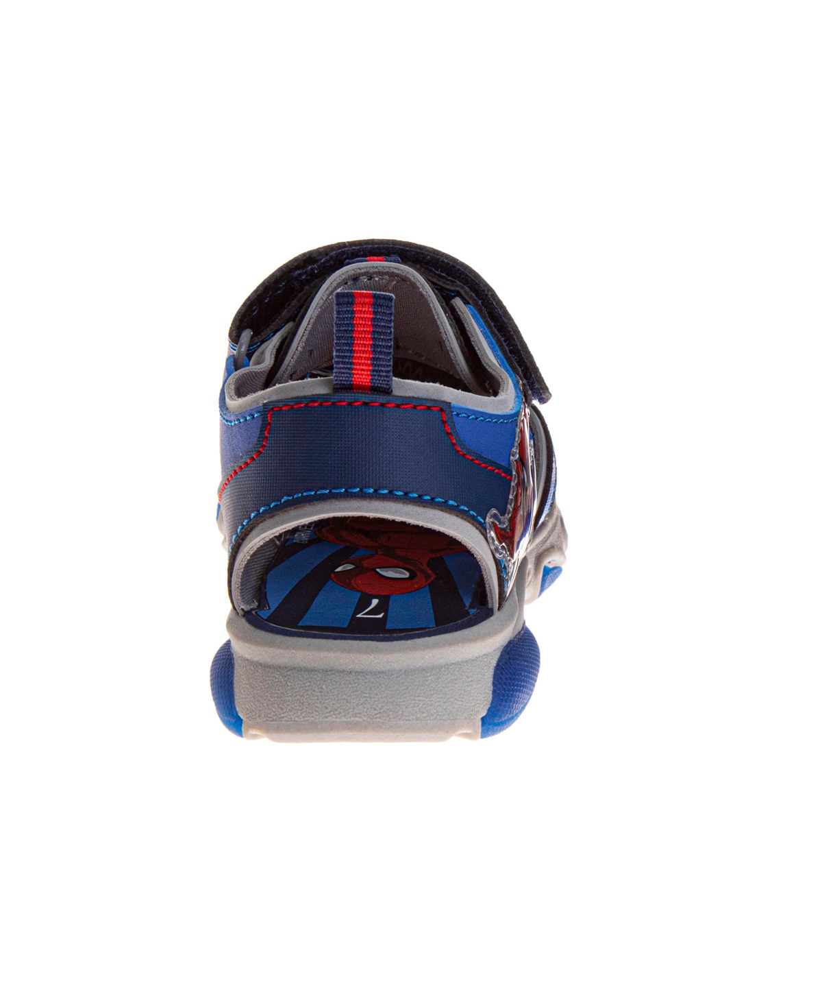 Spider-man Toddler Boys Open Toe Sport Sandals In Navy
