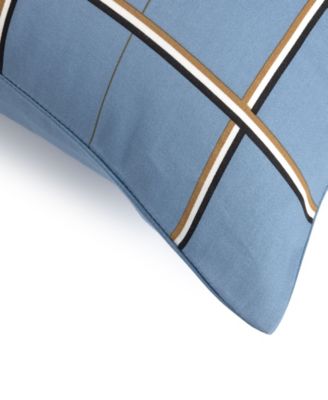 CLOSEOUT! by Hugo Boss Check 3-Pc. Duvet Cover Set, Full/Queen