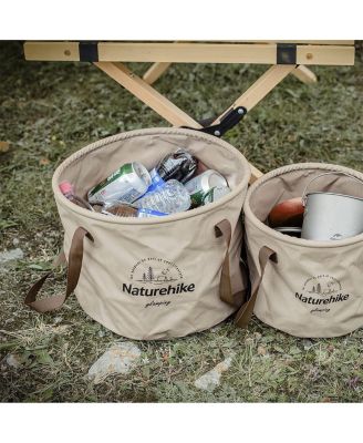 Collapsible Bucket, Folding Bucket Wash Basin with Handle, Portable Water Container 20L for Camping Fishing Travelling