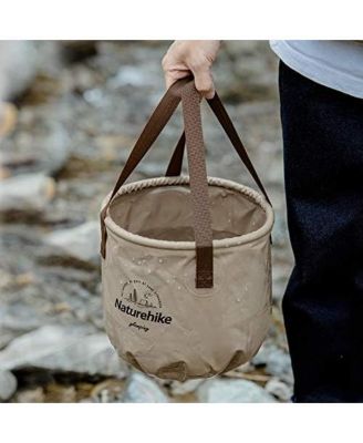 Collapsible Bucket, Folding Bucket Wash Basin with Handle, Portable Water Container 20L for Camping Fishing Travelling