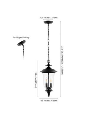 Dowell 9" Outdoor Pendant