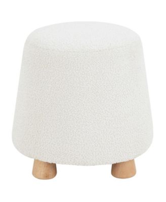 Denison Round Chenille Ottoman