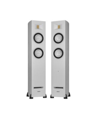 Powered Floorstanding Tower Speakers with AMT Tweeters, 150W Amplifier, HDMI and Bluetooth