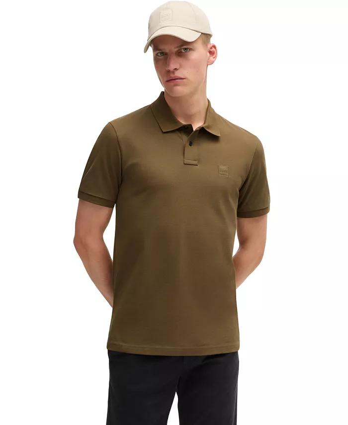Men's Stretch-Cotton Slim-Fit Passenger Polo Shirt