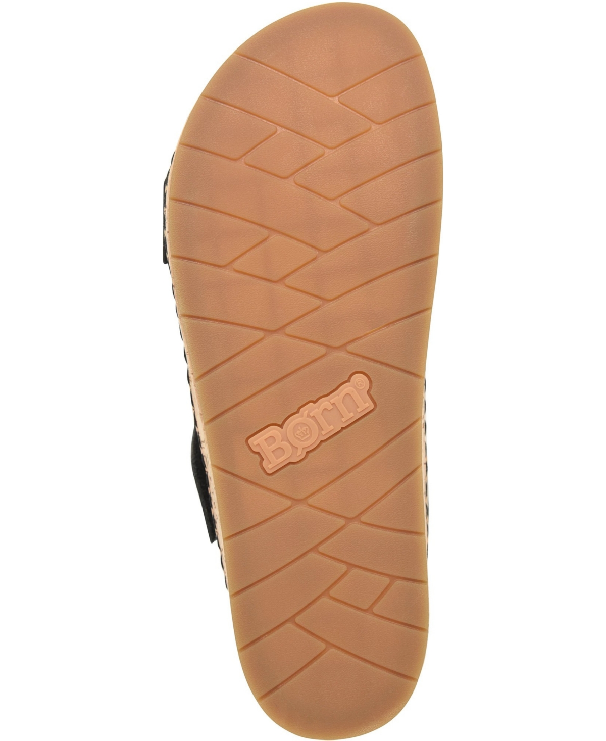 Born Women's Sloan Round Toe Wedge Sandals In Black