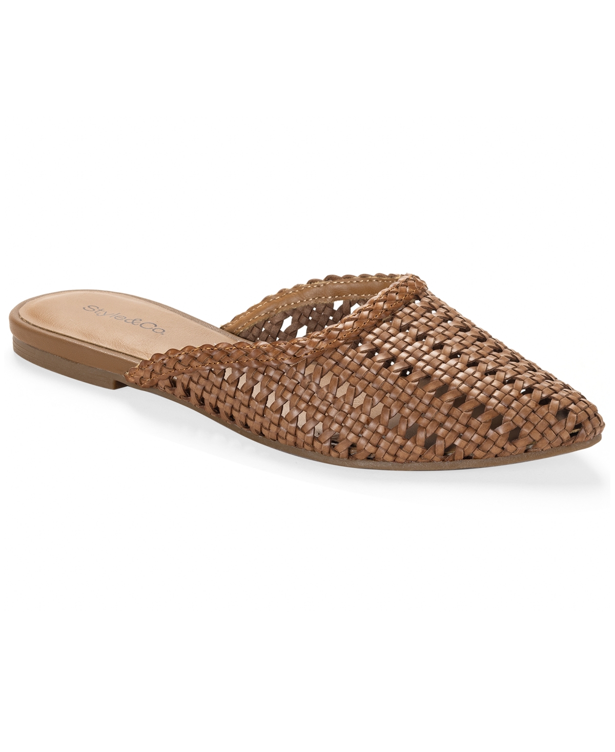Women's Novaa Woven Mules, Exclusively at Macy's - Dream Blue