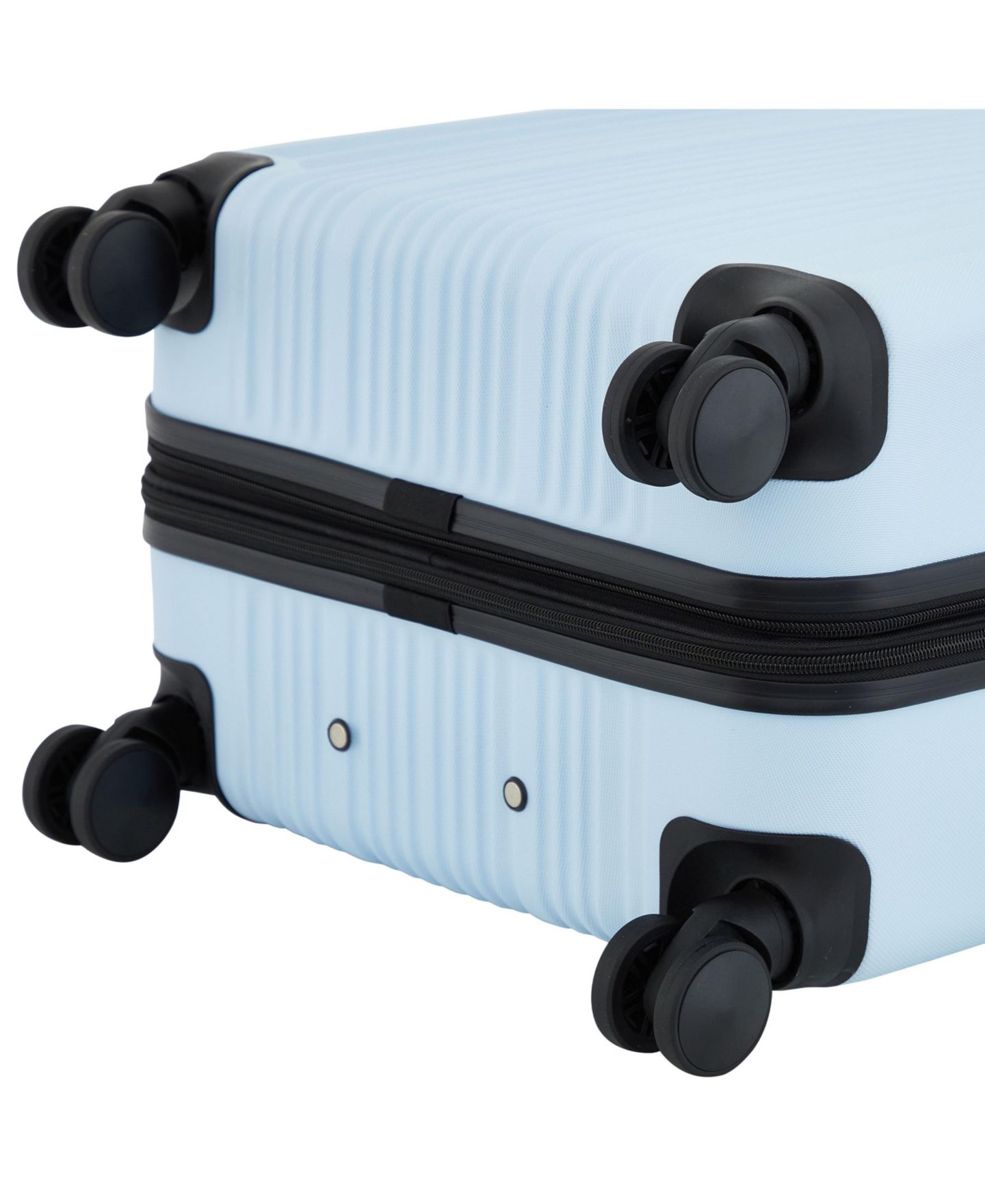 Чемоданы Travelers Club 5-Piece Velocity Expandable Rolling Hardside Luggage Set, цвет: Синий — фото 8