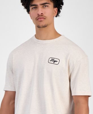 Men's Embroidered HUGO Chain Stitch T-Shirt