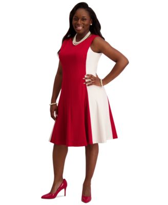 Women's Seamed Sleeveless Dress
