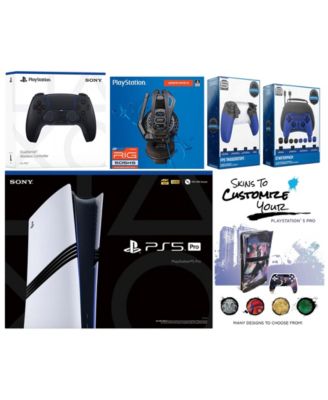Pro bundle with extra controller, Plantronics headset, pro gamer kit, trigger kit, MightySkins voucher, 2-yr warranty PlayStation 5 console