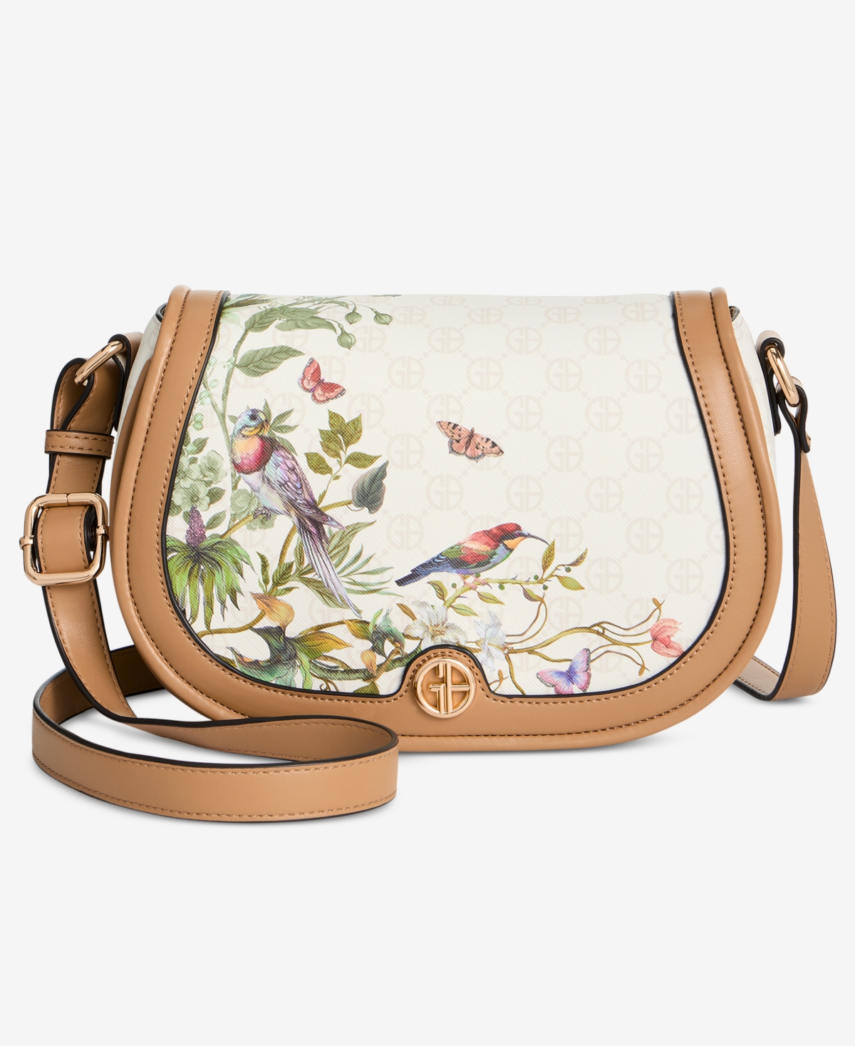 Tropical Saddle Crossbody, Exclusively at Macy's - Tropical