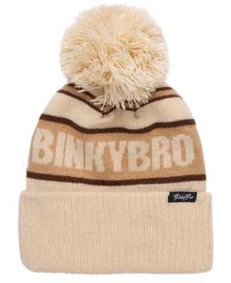 BinkyBro Boys Jupiter Brown Beanie - Beige and brown 24$