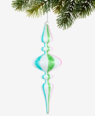 Holiday Lane - Sugar Plum Glass Finial Ornament