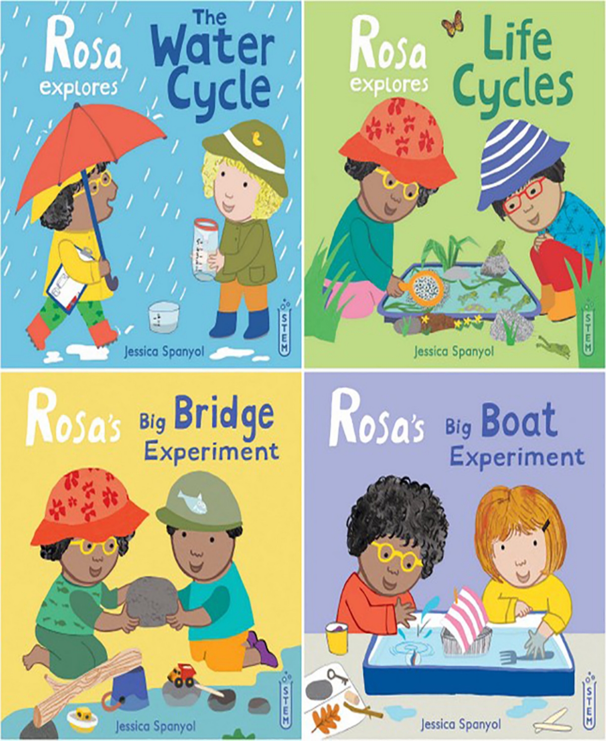 Child's Play Books Rosa's Workshop Set 1 & 2 Books, Set Of 8