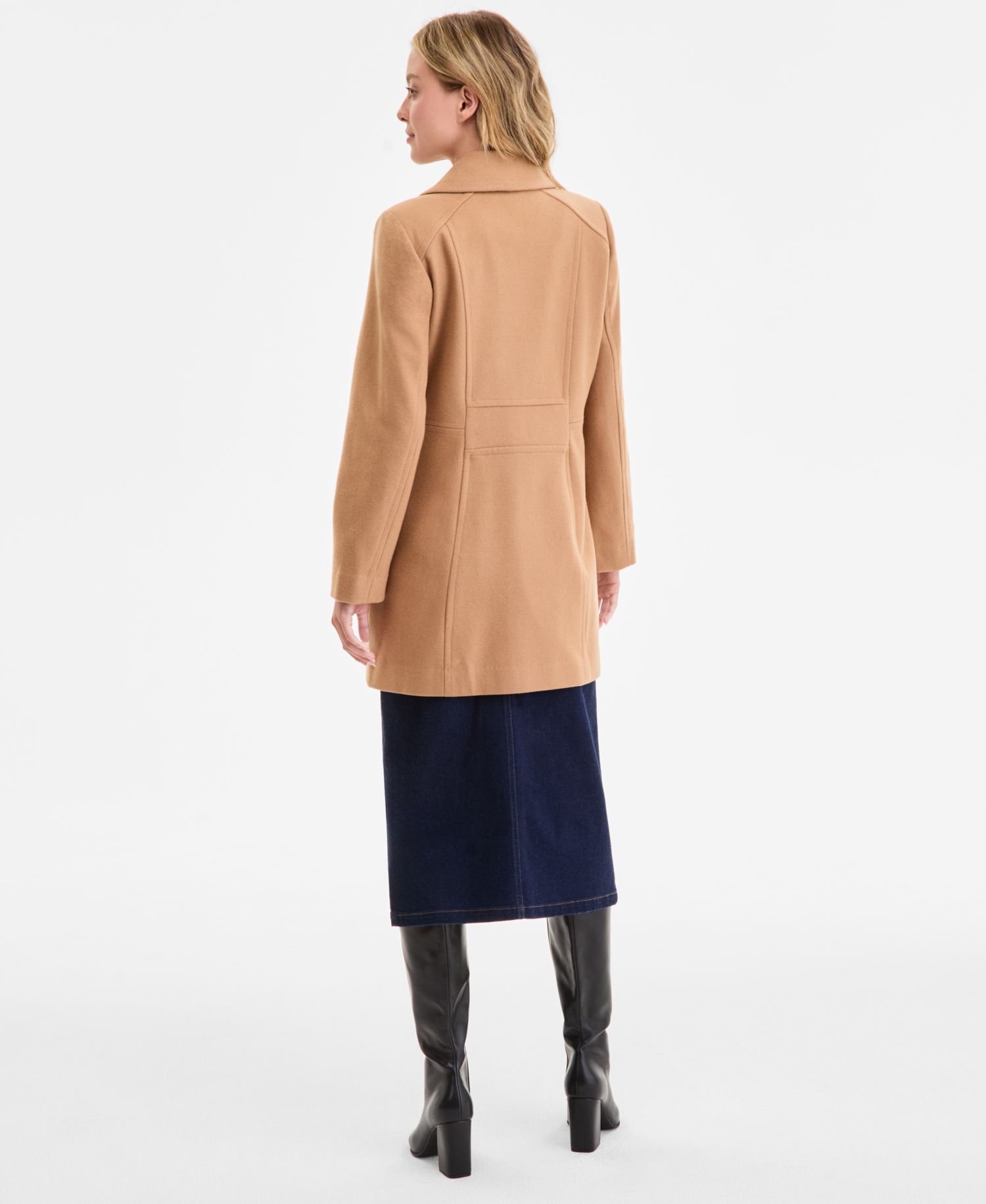 Women's Double-Breasted Peacoat