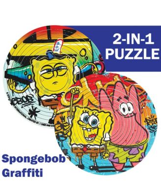 Spin Flip Puzzle: Spongebob Graffiti
