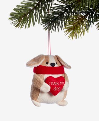 Holiday Lane - Pets Fabric Dog Ornament