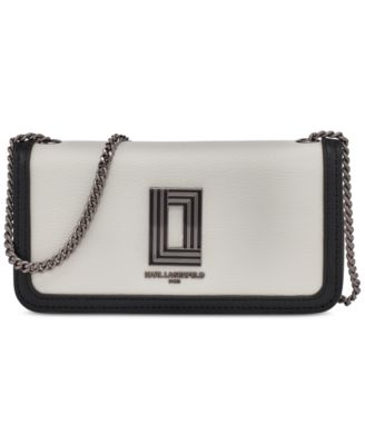 KARL LAGERFELD PARIS - Kosette Leather Wallet on a Chain