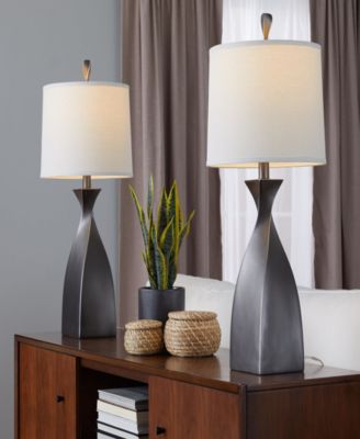 30" Polyresin Curvo Table Lamp