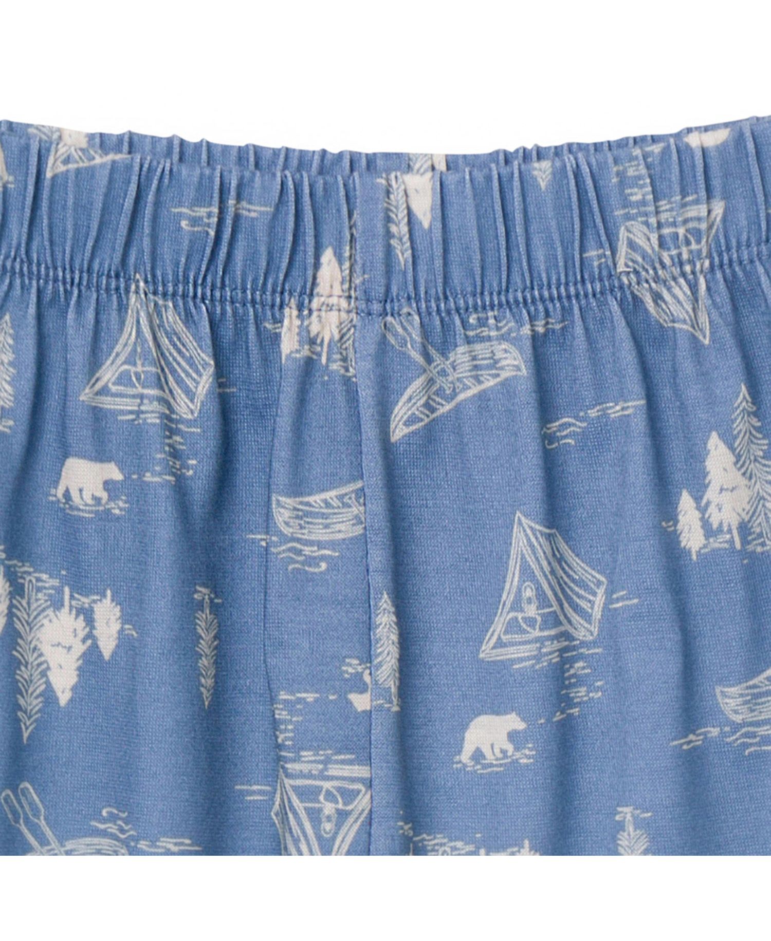 Baby Boys 2-Piece Button Up Pajama Set