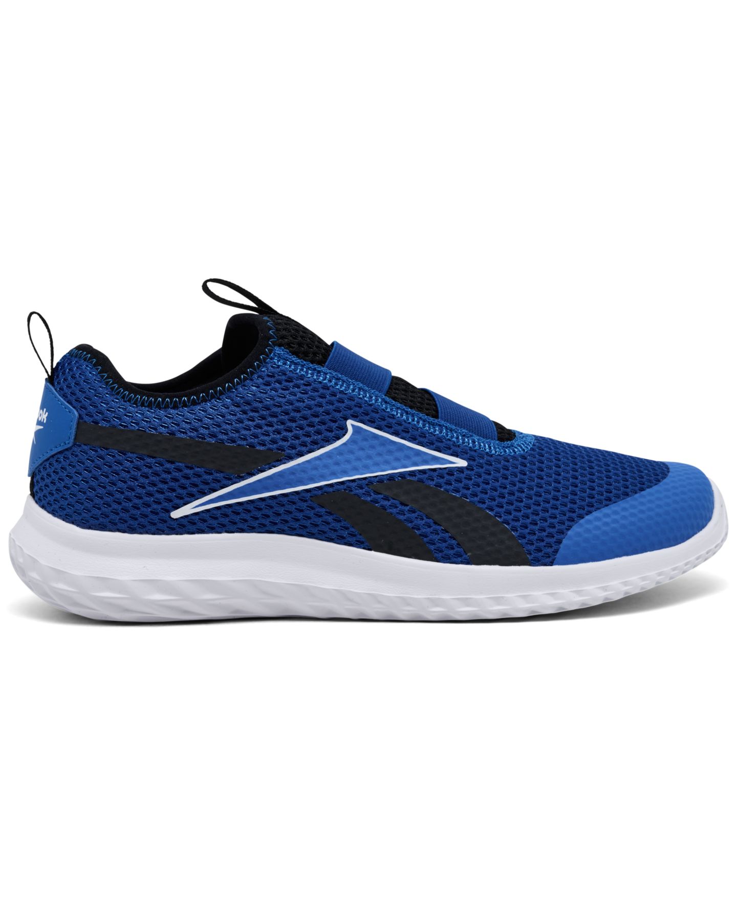 Кроссовки Reebok Rush Runner Slip-On Running для мальчиков, цвет: Синий / Чёрный — фото 3