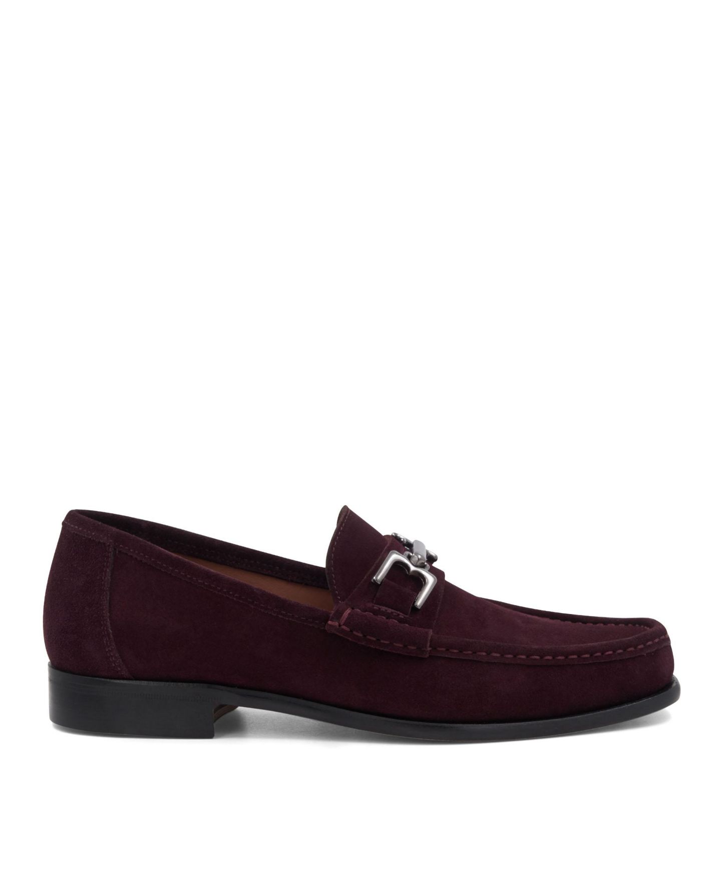 Мужские туфли Bruno Magli Trieste Slip On, цвет: Бордо замшевый — фото 2