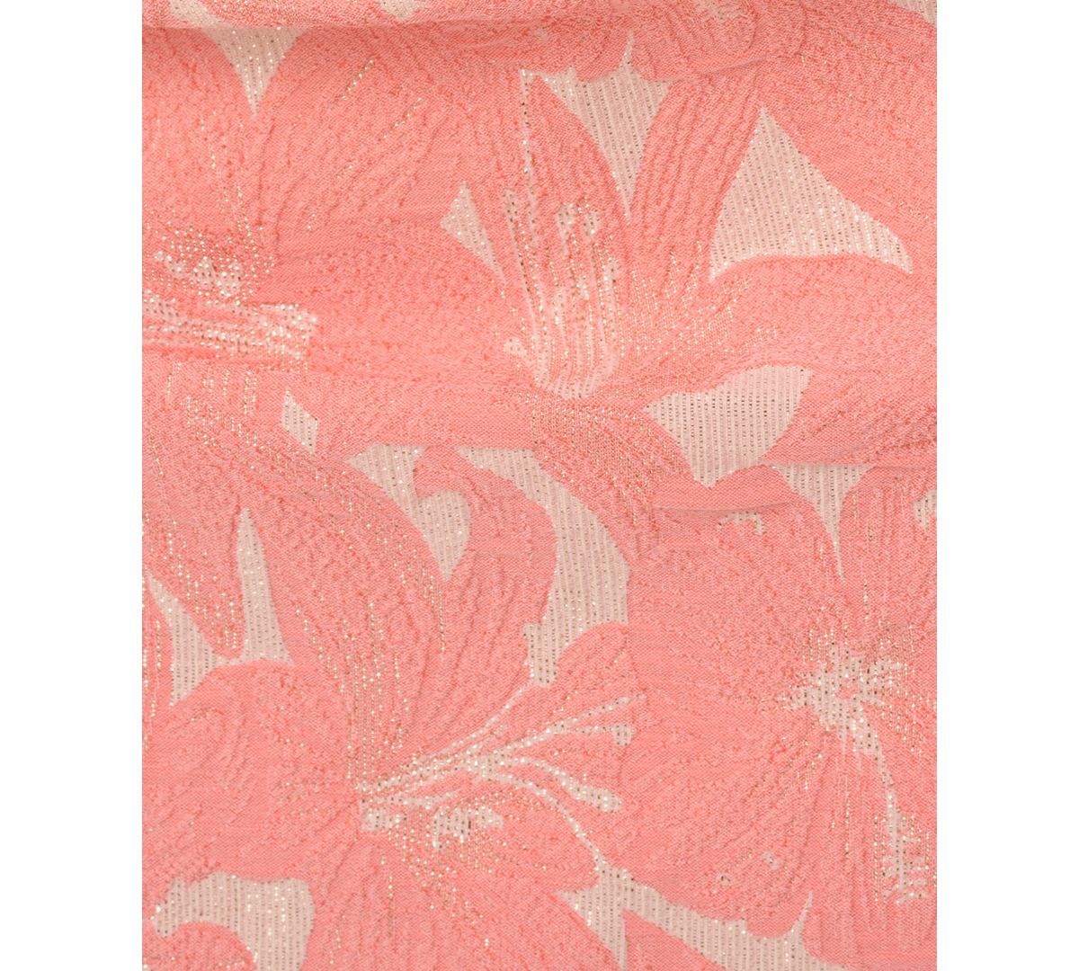 Adrianna Papell Metallic Hibiscus Jacquard Sheath Dress In Pink