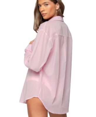 Women's Kellen Oversized Cotton Button Up Shirt