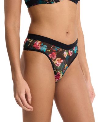 Women's Mesh High Cut Thong