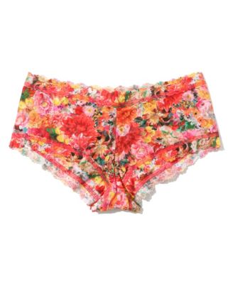 Women's Printed Signature Lace Boyshort