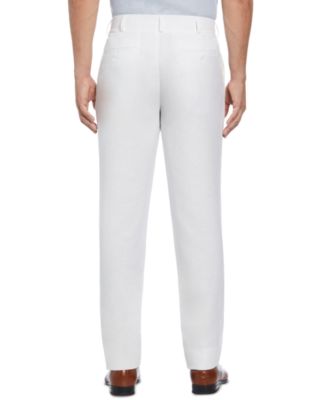 Men's Linen Blend Flat Front Pant