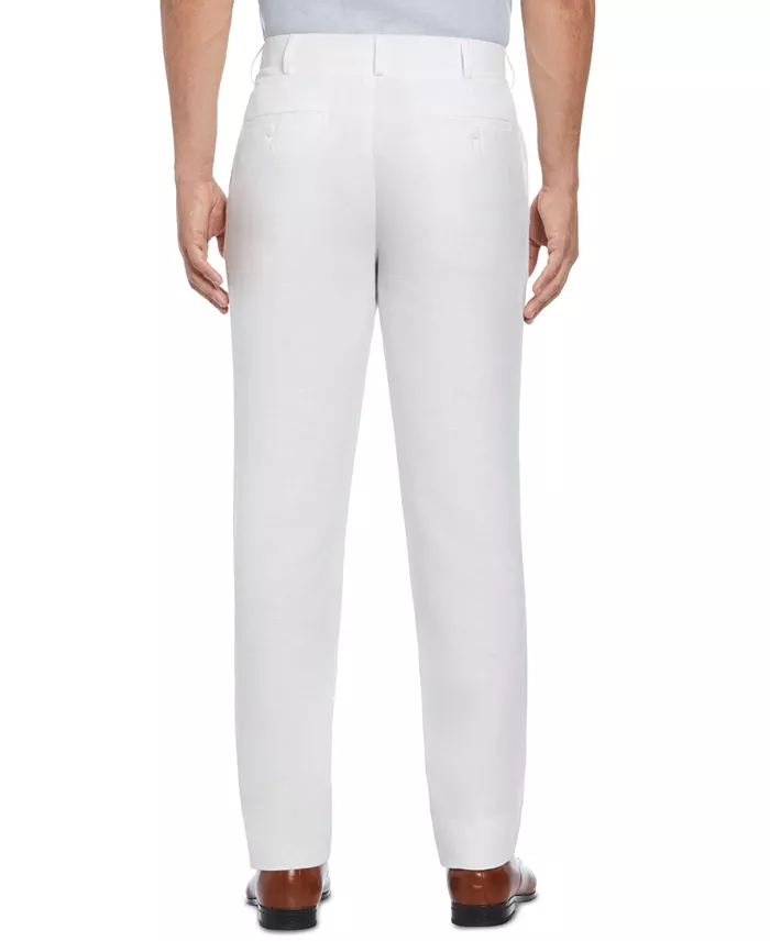 Men's Linen Blend Flat Front Pant - thumbnail 3