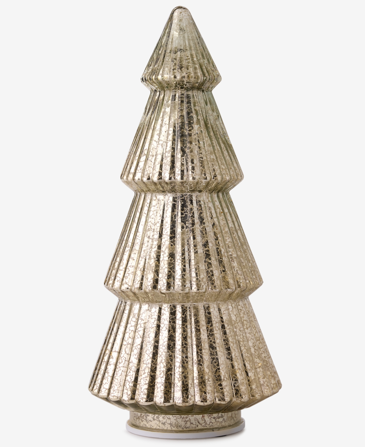 Holiday Lane Opulence Light-up Gold Glass Tree, Macy's Exclusive In Gold
