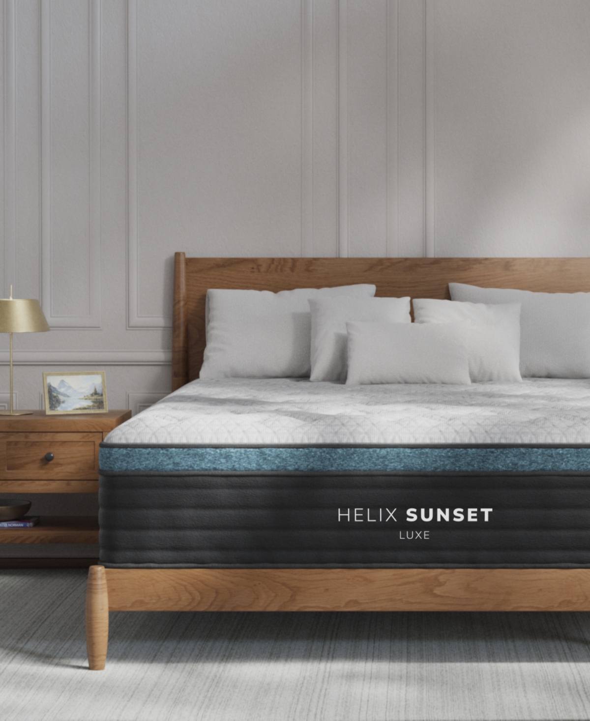 Brooklyn Bedding Helix Sunset Luxe 13.5" Soft Euro Pillow Top Mattress