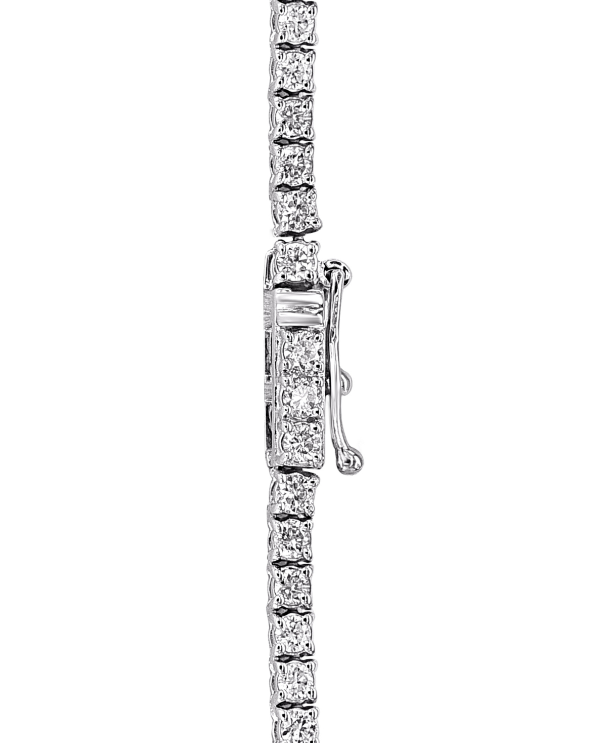 MACY'S DIAMOND TENNIS NECKLACE (8 CT. T.W.) IN 14K WHITE GOLD 