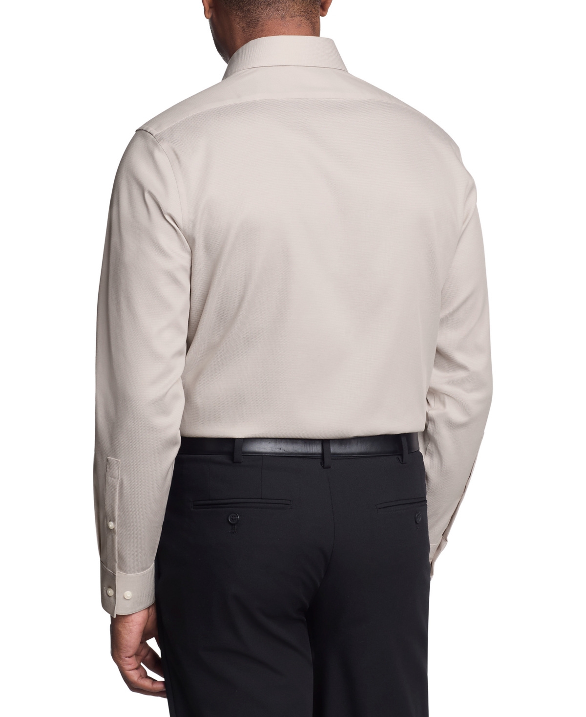 Calvin Klein Men's Steel Stretch Slim Fit Dress Shirt In Neutral