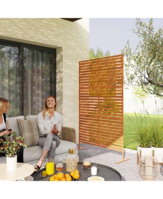 Metal Outdoor Privacy Screen with Sd Outdoor Divider,