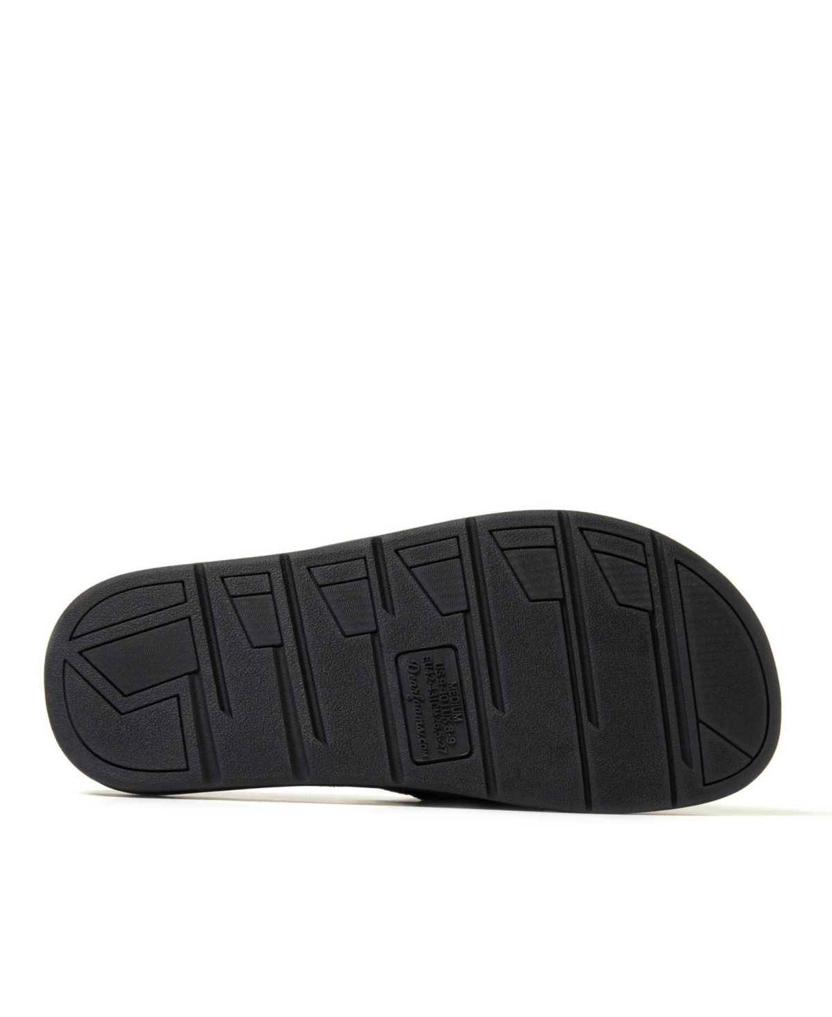 Dearfoams Men's Collin Terry Adjustable Shower Slide House Slipper