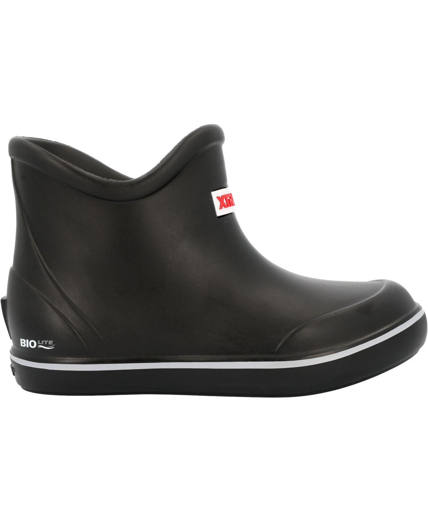 Детские ботинки XTRATUF Tufs Big Kids Ankle Deck Boot, цвет: Чёрный — фото 1