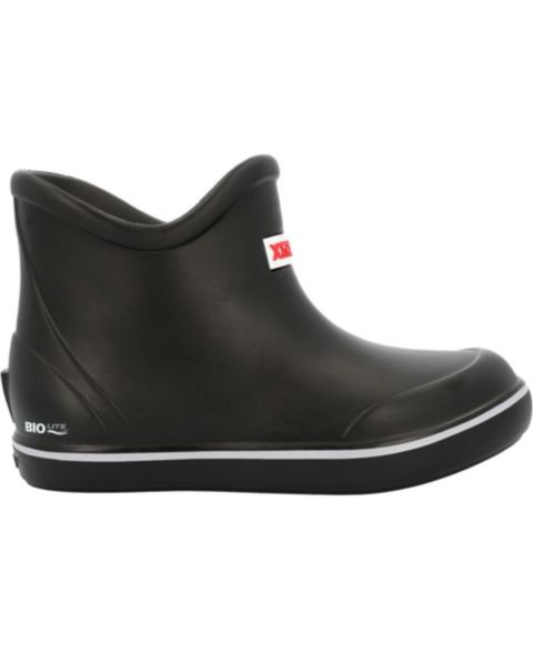 Детские ботинки XTRATUF Tufs Big Kids Ankle Deck Boot, цвет: Чёрный