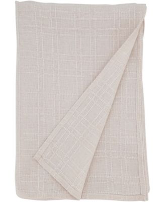 Classic Stitched Plaid Tablecloth, 65" x 104"