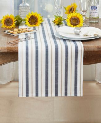 Modern Striped Table Runner, 16" x 54"