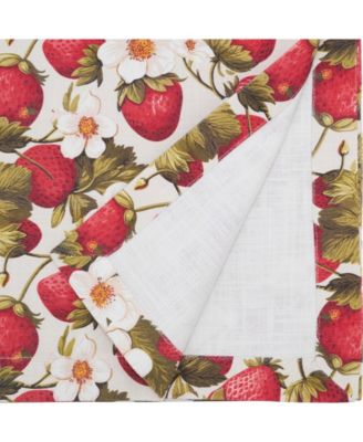 Breezy Juicy Strawberry Table Runner, 14" x 72"