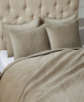 Karina Cotton Velvet Lightweight 3-Pc. Quilt Set, King